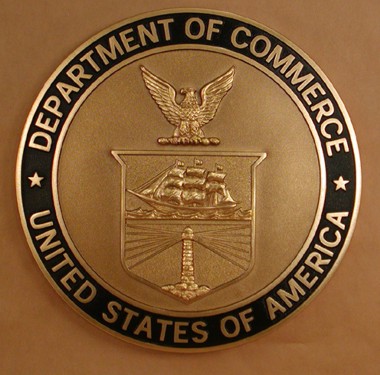 Department of Commerce with rim color